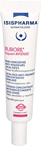 ISISPHARMA RUBORIL - Expert Intense - Gel-crème Soin Concentré 15 ml Peaux Sensibles Anti-Rougeurs Localisées - Apaise Et Diminue les Sensations...