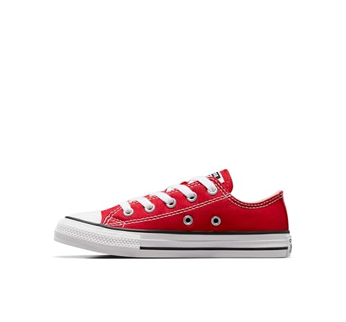Image of Converse Kids Chuck Taylor All Star Low Top Canvas Red Sneakers