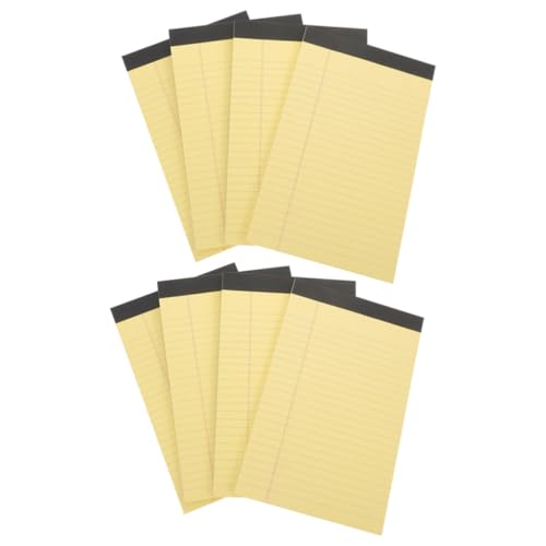 Blocs-notes juridiques papier jaune non adhérent pour en finir avec l'oubli des tâches