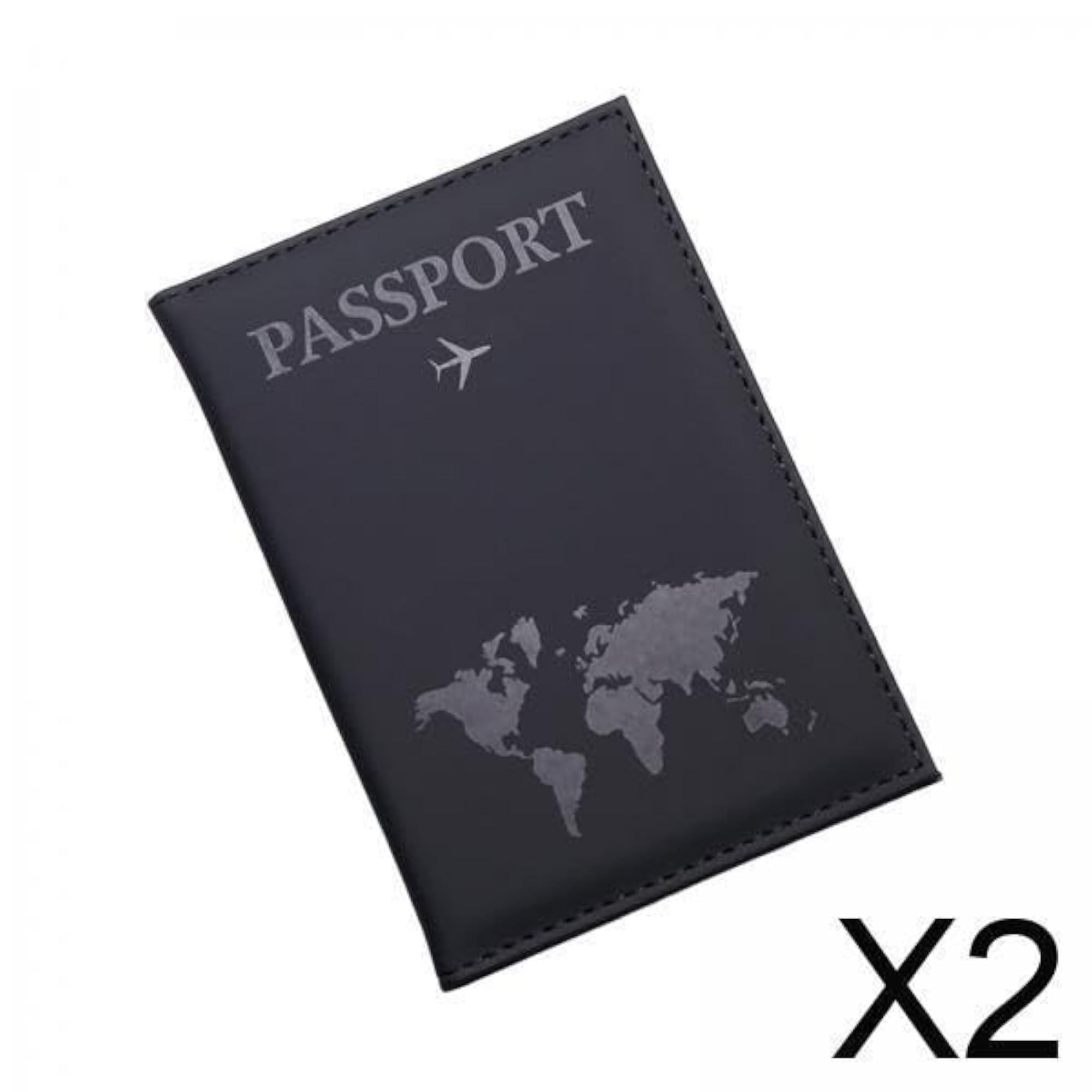 2x PU Leather Passport Purse, Travel Essentials