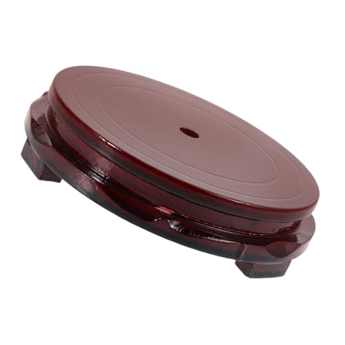 Pretyzoom Eleganter Holzsockel Präsentationsständer Oval