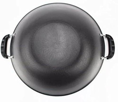 Wok de hierro fundido con fondo redondo 44 cm miniatura 2