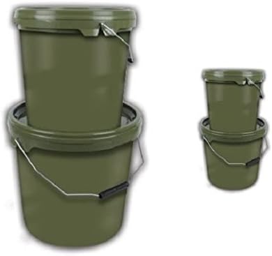 Gardner Bait Buckets: Olive Green: 5 Litre