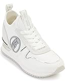 TEXTILE UPPER/TEXTILE LOWER DKNY Damen Women\'s Womens Shoes Sabatini Sneakers, White, 38 EU
