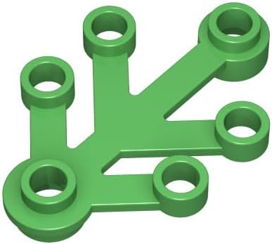 Plnt Leaves 4x3 300 Piece, Bright Green, Compatible with LEGO, 6+ Years