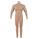 Oppaionaho Silicone Muscle Body Suit with Arms Male Simulation Fake Muscular Belly for Cosplay Crossdressing (04)