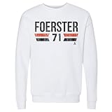 500 LEVEL Tyson Foerster Crewneck Sweatshirt - Tyson Foerster Philadelphia Font (White, X-Large)
