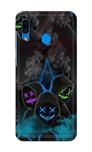 Image of PRINTFIDAA Printed Hard Back Cover Case for Samsung Galaxy A20 | Samsung Galaxy M10s | Samsung Galaxy A30 Back Cover (Mask Man) -112
