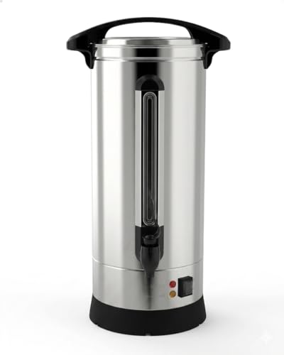 Image of Garvee 110 Cup Commercial Coffee Maker 16 L, Large Capacity Coffee Urns with Double-wall 304 Stainless Steel, Quick Brewing Coffee Dispenser for Meeting Rooms and Other Large Gatherings