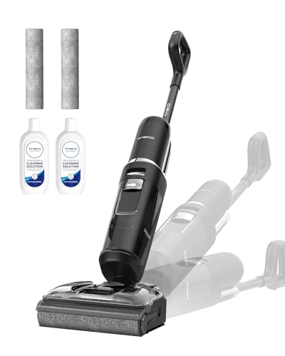 Image of Tineco Floor ONE S7 Stretch Ultra Cordless Wet Dry Vacuum Cleaner, 180°Lay-Flat Anti-Tangle Design, 50 Minutes Runtime, 185℉ Flashdry Self-Cleaning, Dual-Sided Edge Cleaning Floor Cleaner