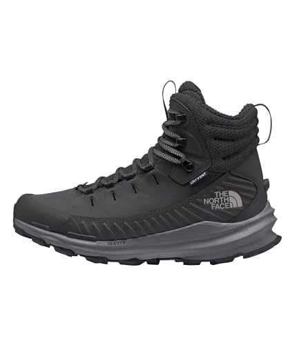THE NORTH FACE Men's VECTIV Fastpack Insulated Waterproof Hiking Shoe | High Traction 4mm Lug, TNF Black/Vanadis Grey, 10.5