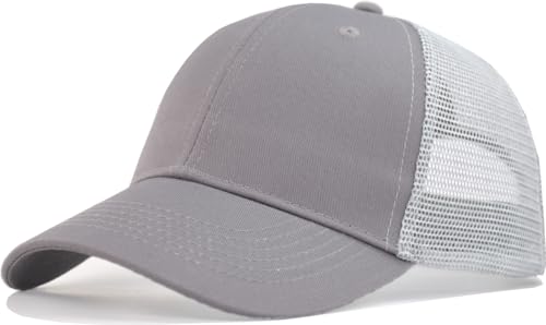 Image of TSSGBL Classic Plain Baseball Cap, Small /M-L /XL-3XL Big Head Fit, Unisex Adjustable Cotton Structured Golf Dad Hat