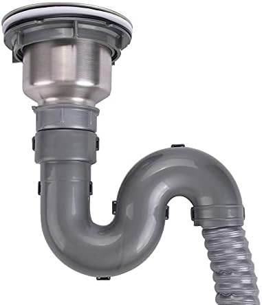 Trintion Kitchen Sink 42x37x18CM Single Bowl Sink Inset Steel Stainless Hand Drainer with Drain Fittings and Overflow for Utility Rooms Kitchens Bars Pubs