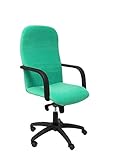 Altura: 115-122 cm Piqueras Y Crespo 100DBMICROVE - Sillón de dirección basculante, Verde