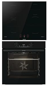 GORENJE Backofen-Set JUMP SET PYRO/I, mit Teleskopauszug nachrüstbar, Pyrolyse-Selbstreinigung, Pyrolyse: Selbstreinigung durch hohe Hitze ohne Chemie