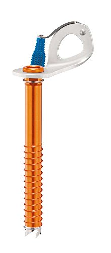 PETZL 17cm Laser Speed Light-Tornillo para Hielo con Bola integrada (17 cm), Multicolor, 17
