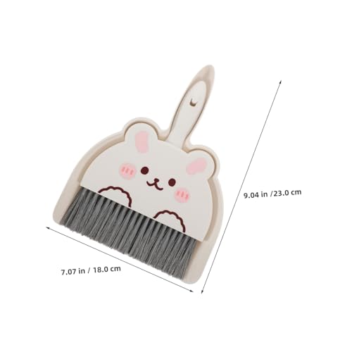 Toyvian 4 Sets Kunststoff Tischbesen Mit Schaufel Tischreinigung Kleine Kehrschaufel Tisch Minibesen Miniaturbesen Kleiner Schneebesen Mini Handbesen Tisch Kehrschaufel Und Besen – Bild 3