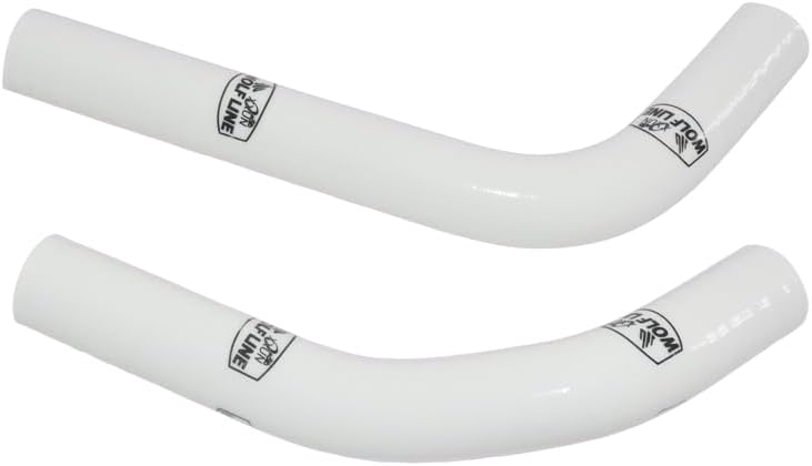 2pcs Radiator Hoses Water Coolant Tube Silicone Pipes For Yamaha YZF R3 R25 MT-03 MT03 MT-25 MT25 2015-2024 (White)