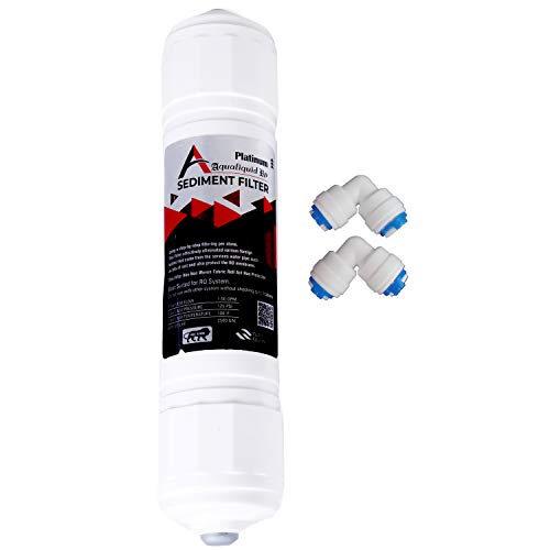 Image of Platinum Inline Sediment Filter + 2pcs Connector, Suitable for All Major Brand & Non Brandad RO Water Purifier