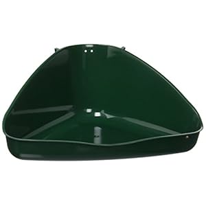 Kerbl 84176 corner toilet for small animal cages, 35 x 22 x 16 cm, assorted colors (1 piece)