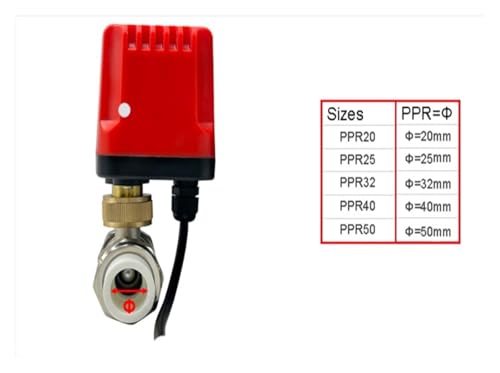 Válvula de bola motorizada de 2 vías con motor metálico resistente IP65 8