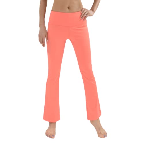 Image of Private Island Women UPF 50+ Bootcut Long Leggings Pants Pocket Swim Beach Swimsuit Rash Guard Bathing Bottom