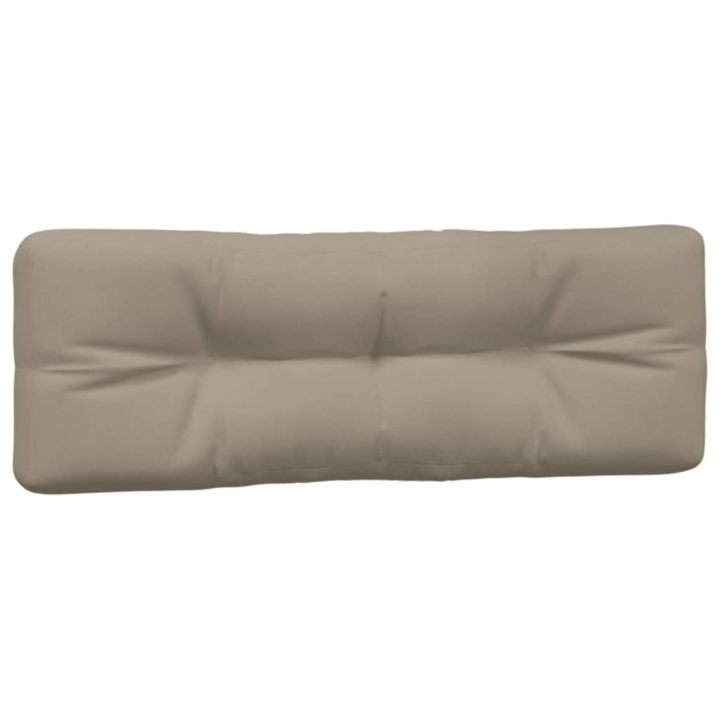Homgoday Poduszka ogrodowa, poduszka na siedzenie, poduszka na sofę, poduszka na ławkę ogrodową, poduszki na palety 2 szt. Tkanina taupe Model360741