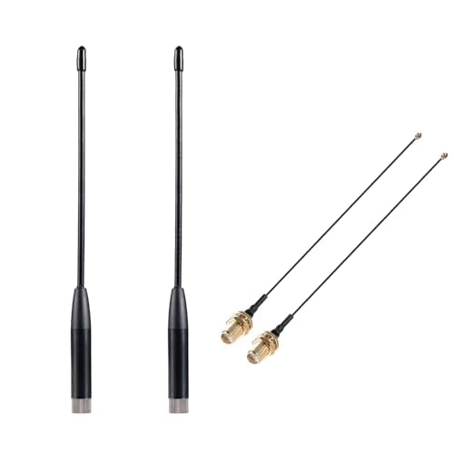 10dBi Meshtastic 915MHz LoRa Soft Whip Antenna with SMA Male Connector for Heltec V3 Meshtastic LORA32 915MHz ESP32 LoRa OLED Board + IPEX Extension Cable Adapter?2 Sets?, Eifagur