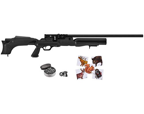 Wearable4U Hatsan Hercules .177 Cal Air Rifle with Included 100x Paper Targets and 500x .177cal Pellets Bundle