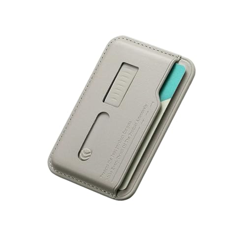Étui portefeuille avec fentes pour cartes iPhone 15 16 Pro Max gris