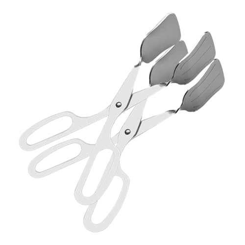 Cabilock 2piezas Pinzas Para Alimentos De Acero Inoxidable Pinzas De Ensalada Bufés Fiestas y Uso Diario