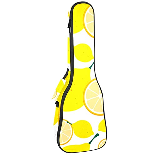 Housse sac ukulélé ténor étanche rembourré concert 53-60 cm jaune