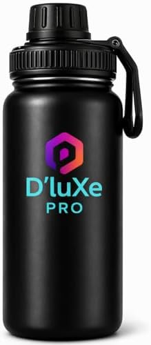 D’LuXe PRO 32 oz Insulated Water Bottle – Stainless Steel Vacuum ...