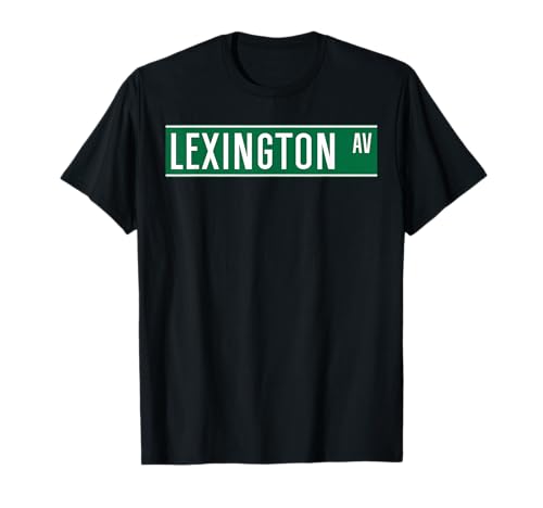 NYC Street Signs Lexington Ave 男女兼用 Tシャツ