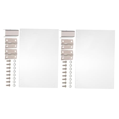 CATIEBYE 2pcs Clear Panel for Commercial Popcorn Machine Door Replacement Parts for High Usage Settings Enhanced Safety Professional Look