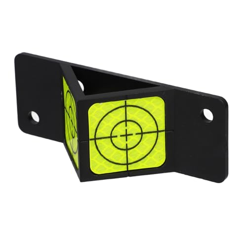 JECOMPRIS Topographic Total Station Reflective Prism Survey Reflectors Plastic Reflective Prism for Construction Marking Point