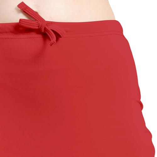 Image of Amazon Brand - Anarva Women Cotton Blended Saree Shapewear Regular Petticoat Skirt For Saree