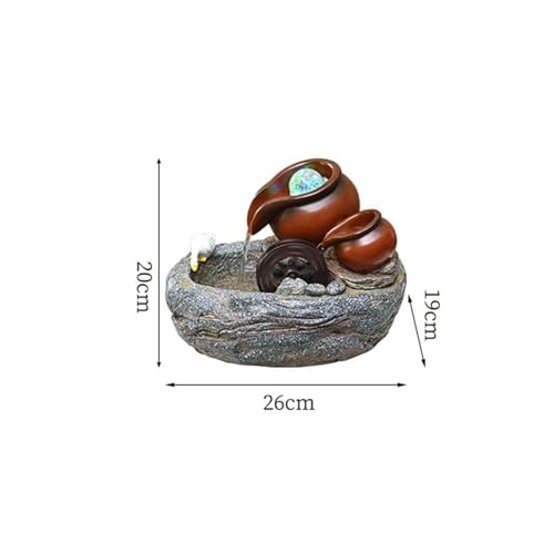 Fontaine de bureau et fontaine de table minimaliste à circulation d'eau continue
