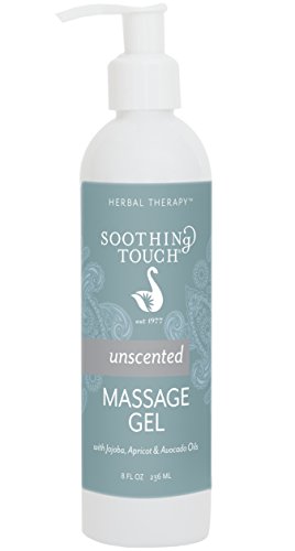 Soothing Touch Massage Gel, Unscented, 8 Ounce