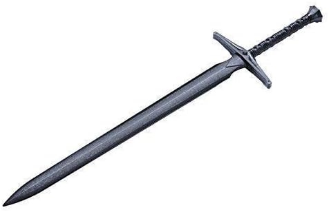 Martial Arts Black Polypropylene Full Contact King Arthur Ex Calibur Long Sword - V1
