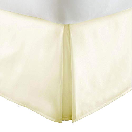 Queen Bed Skirt 16 Inch Drop Split Corner 100% Egyptian Cotton Luxury- 600