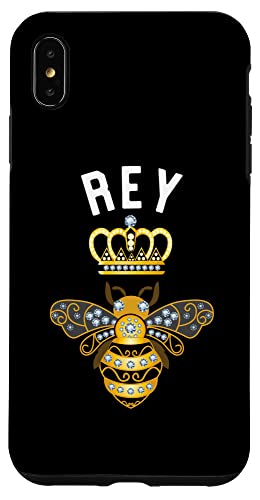 Iphone Xs Max Rey Name Rey Birthday Gifts Queen Crown Bee Rey Case #TOP20