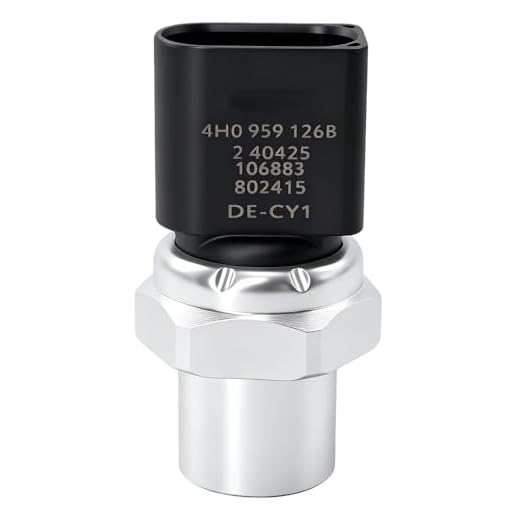 HiSport 4H0959126B Air Conditioner Pressure Switch - A/C Sensor Compatible with 2006-2023 Audi, 2015-2023 Porsche, 2011-2023 Volkswagen Selected Models