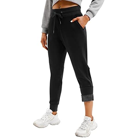 IUGA Fleece Lined Sweatpants Women Joggers Cover
