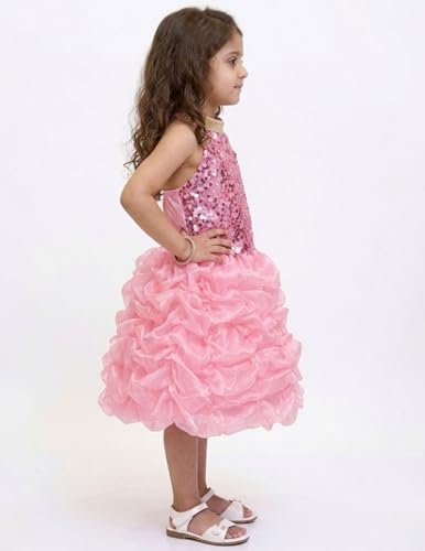 Image of BookMyCostume Sequin Balloon Frock Western Dance Costume Collections - Fancy Dress Outfit for Stage Performance, Annual Day, Themed Parties & Birthday Events