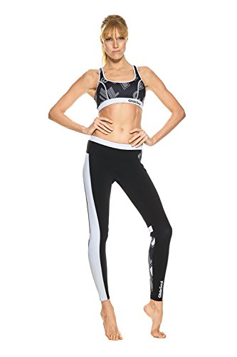 GlideSoul Damen GS74 1 mm Leggings, Black/White, XS Cover