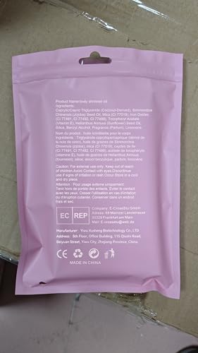 RoseFlower 4 Colors Shimmer Body Oil, Highlighting Liquid illuminate Glow Oil Body Luminizer, Natural Moisturizing, Texture Smooth, Face Serum and Body Moisturizer for Dry Skin (005)
