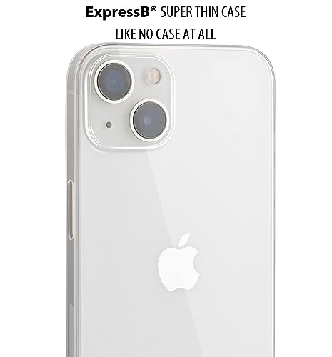 Image of ExpressB Back Cover for iPhone 15 Plus | Minimal Protect | Ultra Thin Anti Scratch Matte Finish Case for iPhone 15 Plus (Clear)