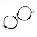 Charm Couples Bracelets for Women Men,Trendy Adjustable Heart Lock Moon Pendant Matching Braided Rope Bracelet Fashion Best Friend Relationship Valentine's Day Lovers Bracelets Jewelry (Moon A)