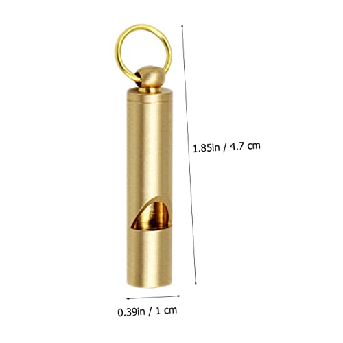 Silbatos retro cobre 3 piezas para exteriores miniatura 2